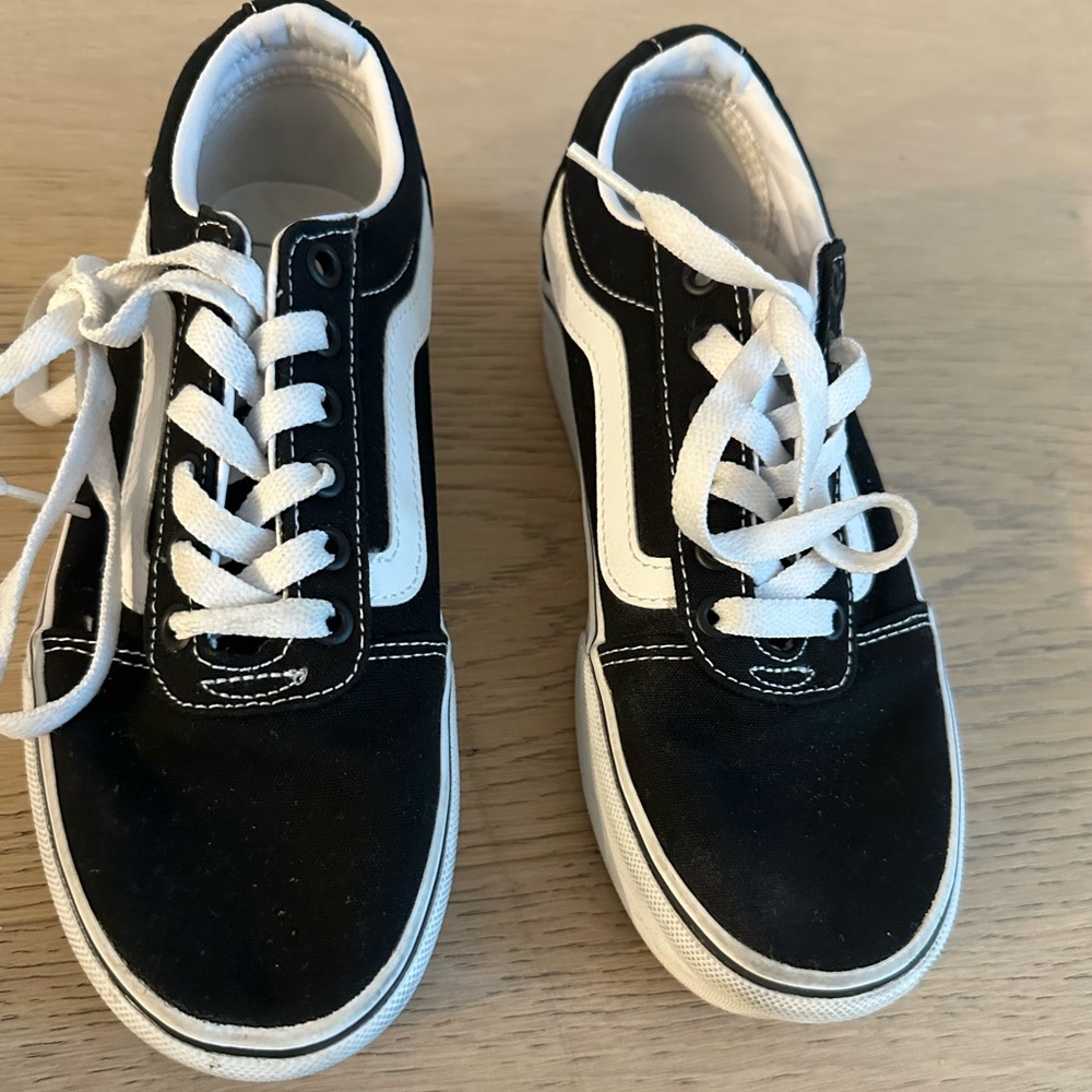 Vans Classic Black and White Sneakers